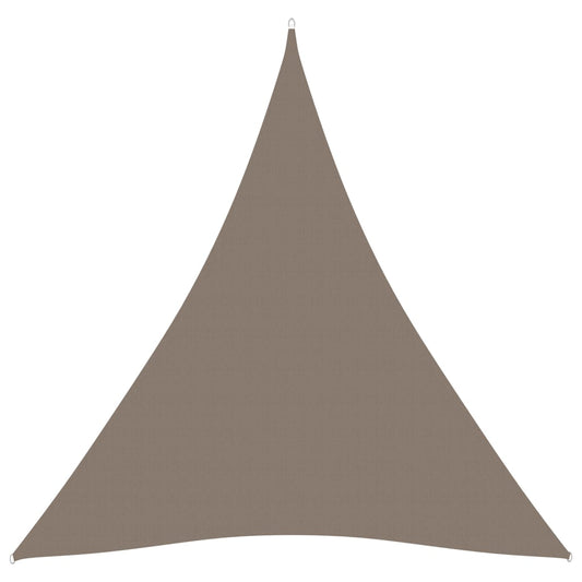Berkfield Sunshade Sail Oxford Fabric Triangular 4x4x4 m Taupe