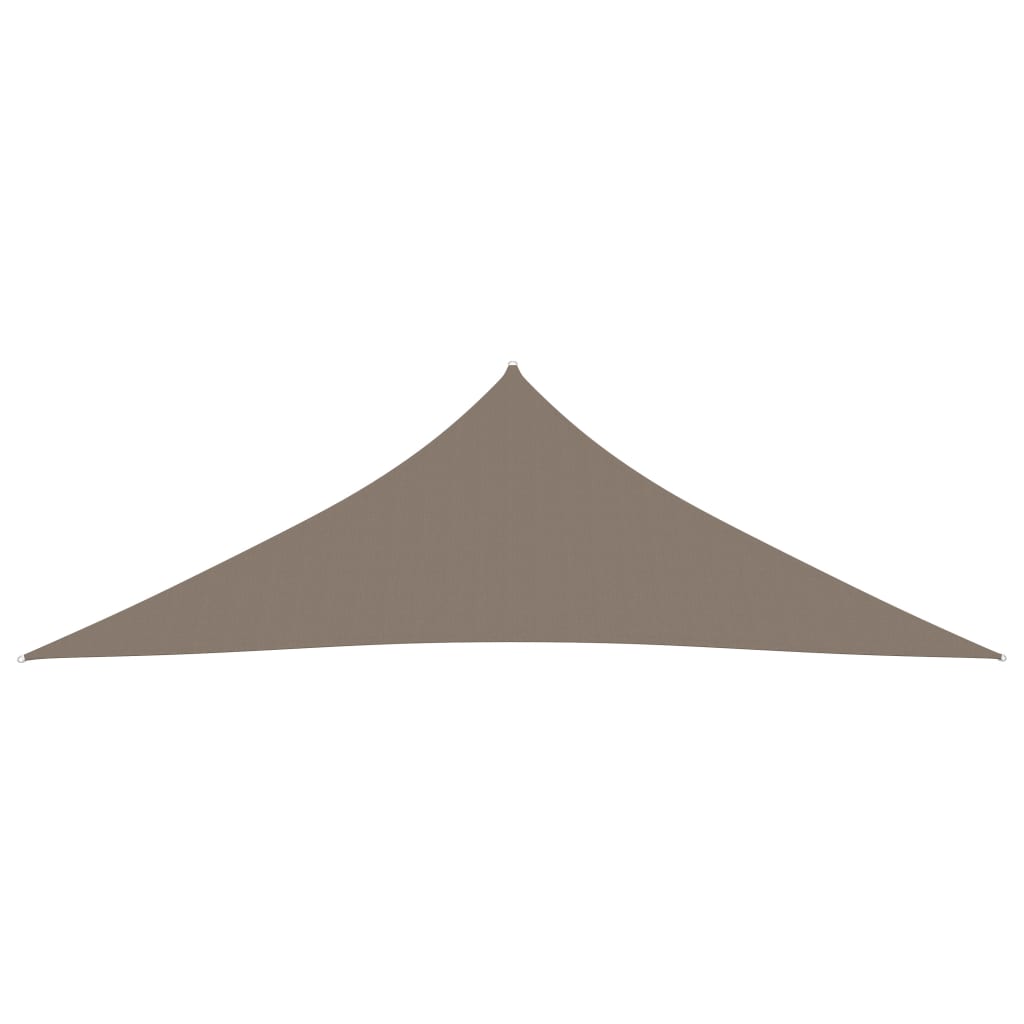 Berkfield Sunshade Sail Oxford Fabric Triangular 4x4x5.8 m Taupe
