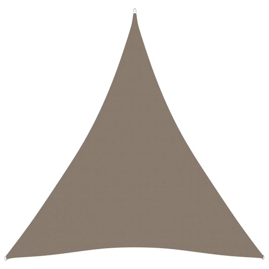 Berkfield Sunshade Sail Oxford Fabric Triangular 4.5x4.5x4.5 m Taupe