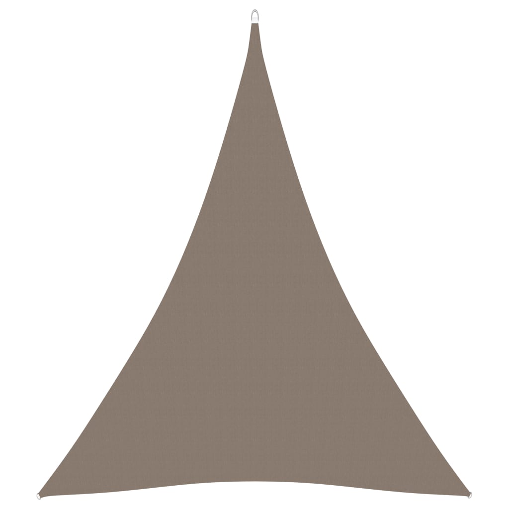 Berkfield Sunshade Sail Oxford Fabric Triangular 4x5x5 m Taupe