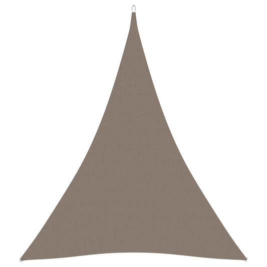 Berkfield Sunshade Sail Oxford Fabric Triangular 4x5x5 m Taupe