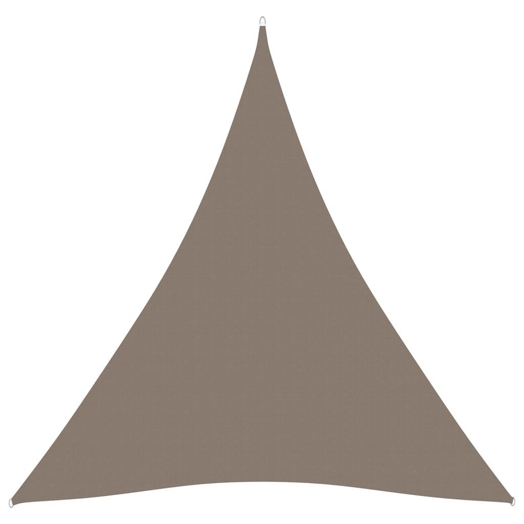 Berkfield Sunshade Sail Oxford Fabric Triangular 5x5x5 m Taupe