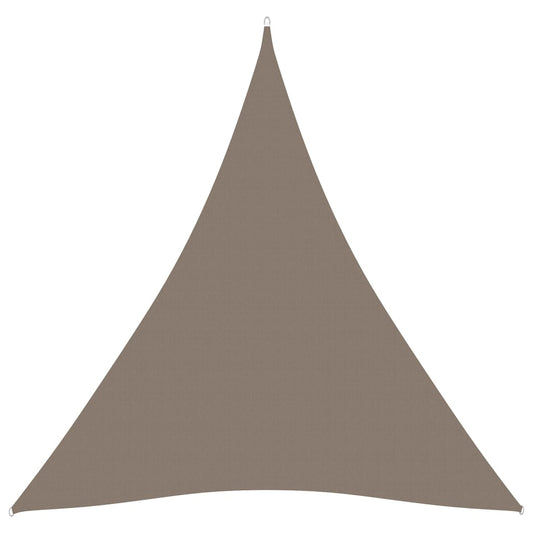 Berkfield Sunshade Sail Oxford Fabric Triangular 5x5x5 m Taupe