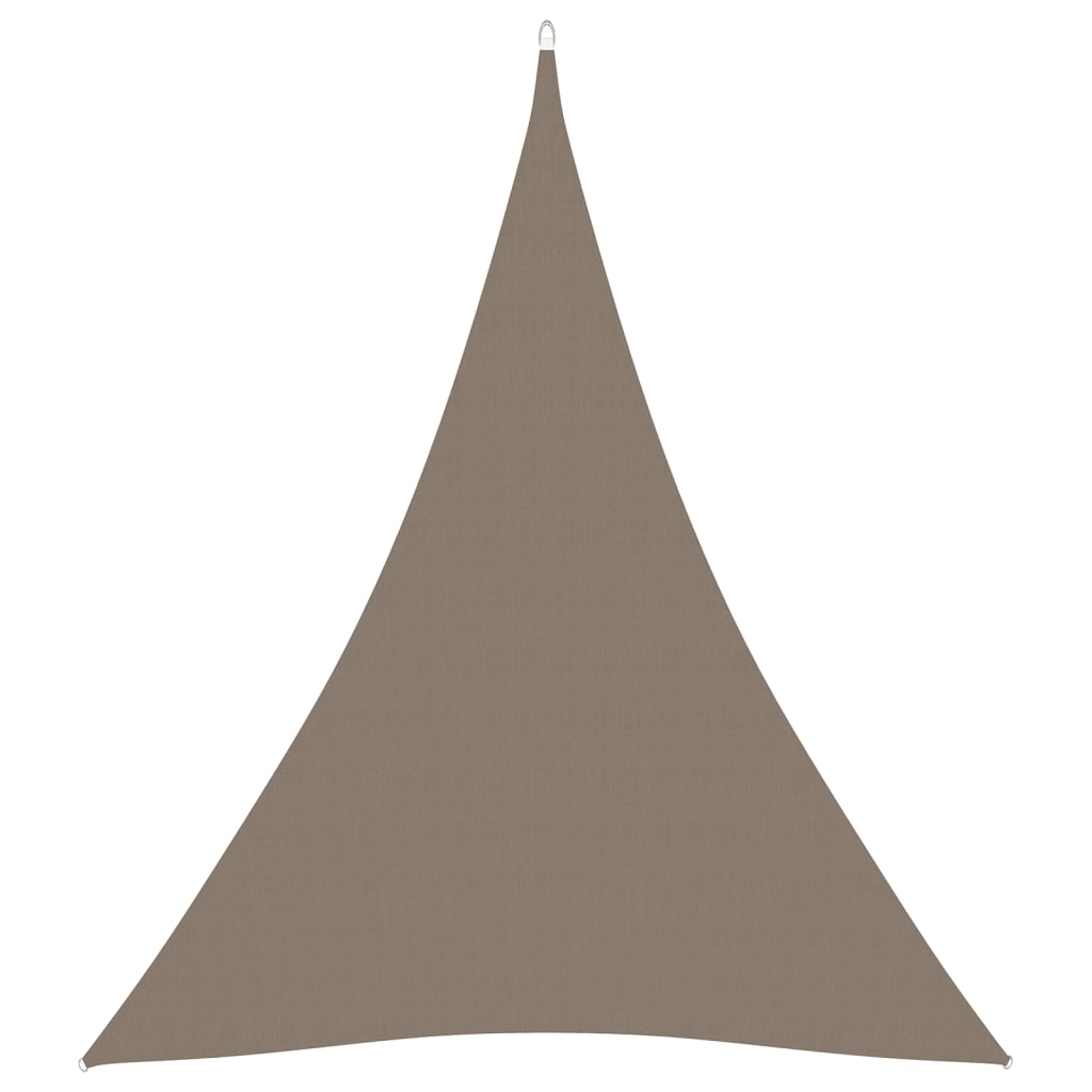 Berkfield Sunshade Sail Oxford Fabric Triangular 5x6x6 m Taupe