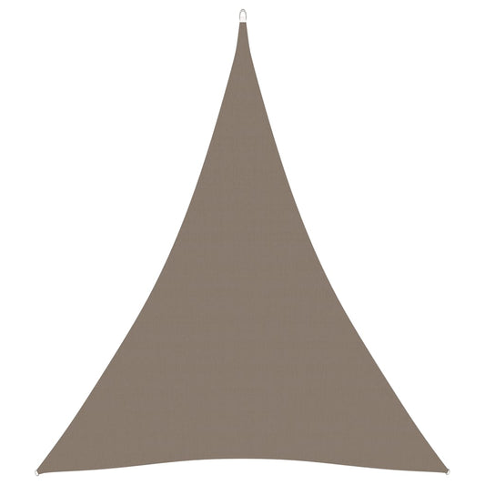 Berkfield Sunshade Sail Oxford Fabric Triangular 5x6x6 m Taupe