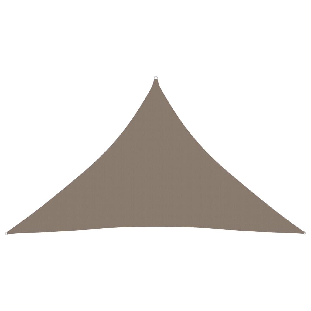 Berkfield Sunshade Sail Oxford Fabric Triangular 5x5x6 m Taupe