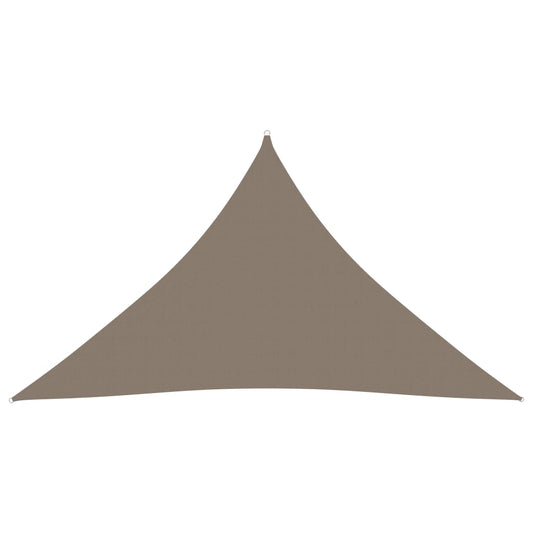 Berkfield Sunshade Sail Oxford Fabric Triangular 5x5x6 m Taupe