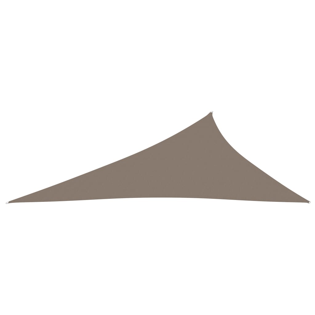 Berkfield Sunshade Sail Oxford Fabric Triangular 4x5x6.4 m Taupe