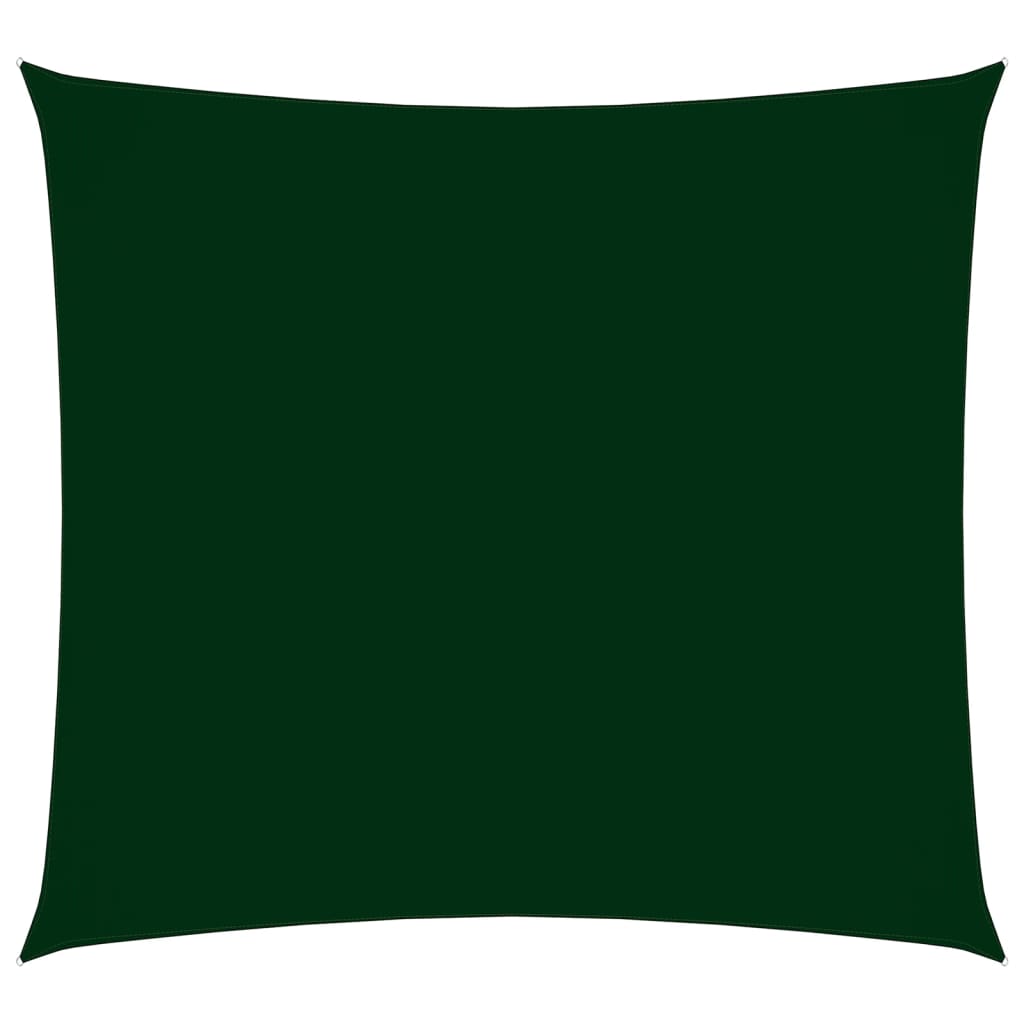 Berkfield Sunshade Sail Oxford Fabric Square 3.6x3.6 m Dark Green