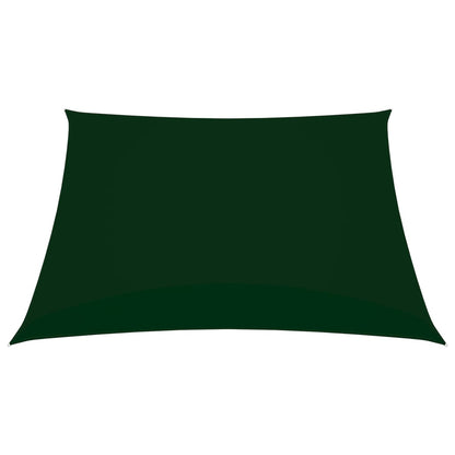 Berkfield Sunshade Sail Oxford Fabric Square 5x5 m Dark Green