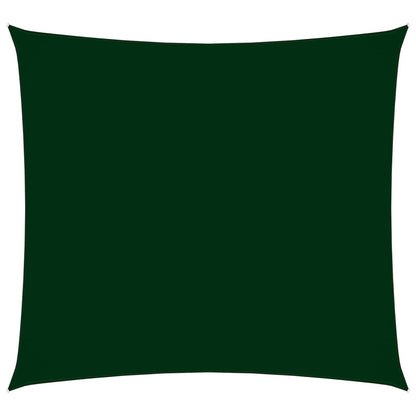 Berkfield Sunshade Sail Oxford Fabric Square 7x7 m Dark Green