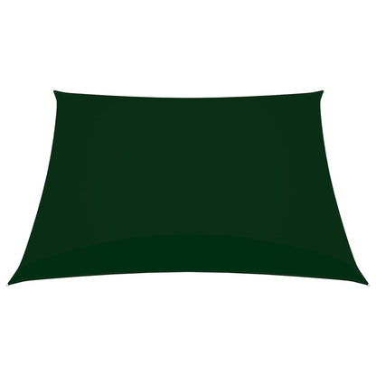 Berkfield Sunshade Sail Oxford Fabric Square 7x7 m Dark Green