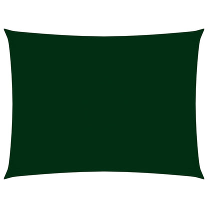 Berkfield Sunshade Sail Oxford Fabric Rectangular 2x4.5 m Dark Green