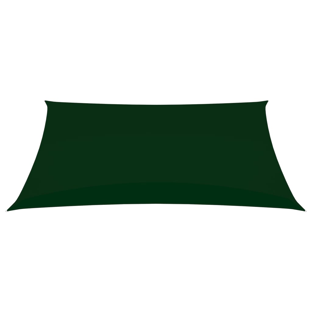 Berkfield Sunshade Sail Oxford Fabric Rectangular 2x4.5 m Dark Green
