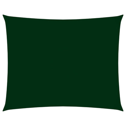 Berkfield Sunshade Sail Oxford Fabric Rectangular 3x4.5 m Dark Green
