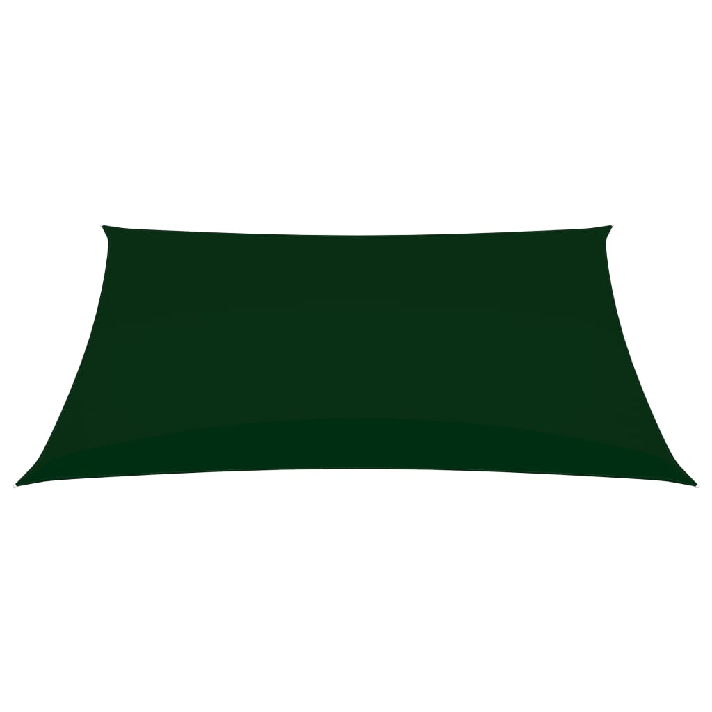 Berkfield Sunshade Sail Oxford Fabric Rectangular 3x4.5 m Dark Green