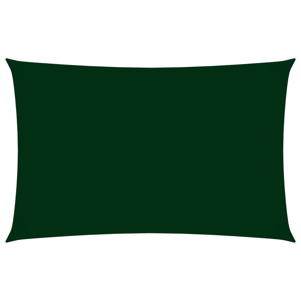 Berkfield Sunshade Sail Oxford Fabric Rectangular 5x8 m Dark Green