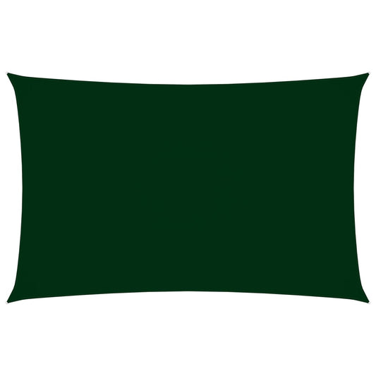 Berkfield Sunshade Sail Oxford Fabric Rectangular 5x8 m Dark Green