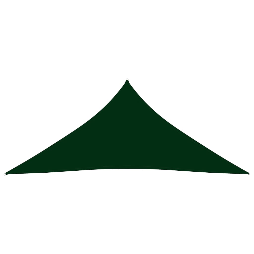 Berkfield Sunshade Sail Oxford Fabric Triangular 3.6x3.6x3.6 m Dark Green