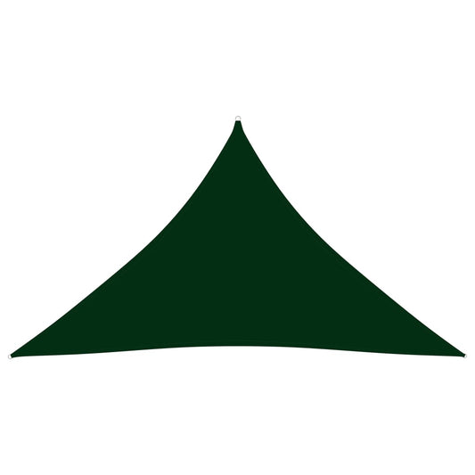 Berkfield Sunshade Sail Oxford Fabric Triangular 3x3x4.24 m Dark Green