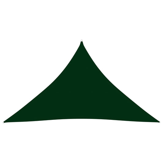 Berkfield Sunshade Sail Oxford Fabric Triangular 4x4x5.8 m Dark Green