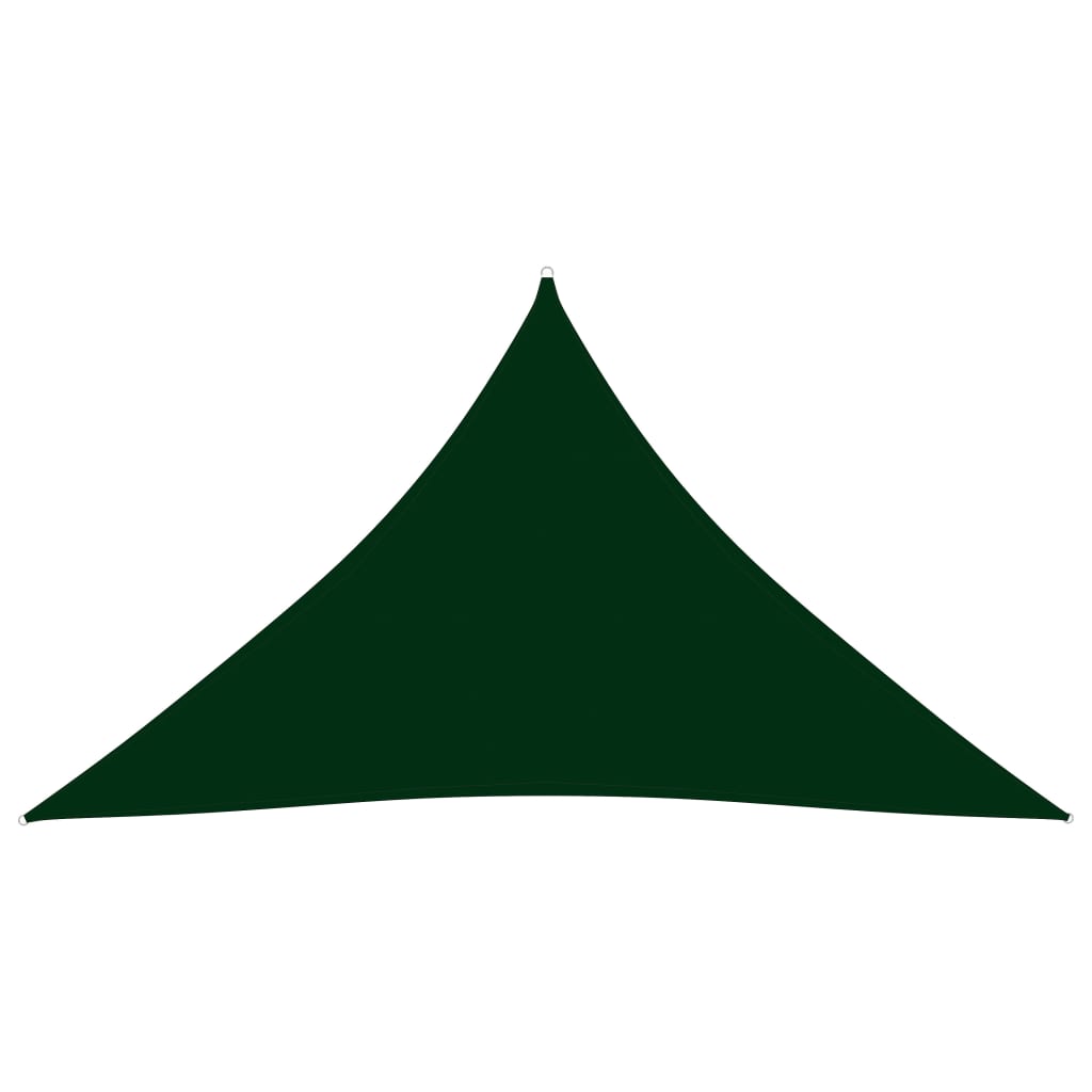 Berkfield Sunshade Sail Oxford Fabric Triangular 5x5x6 m Dark Green