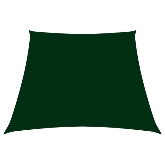Berkfield Sunshade Sail Oxford Fabric Trapezium 2/4x3 m Dark Green