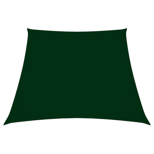 Berkfield Sunshade Sail Oxford Fabric Trapezium 3/5x4 m Dark Green