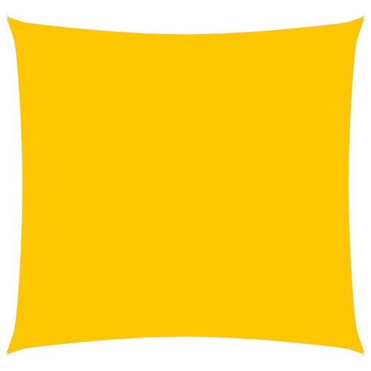 Berkfield Sunshade Sail Oxford Fabric Square 6x6 m Yellow