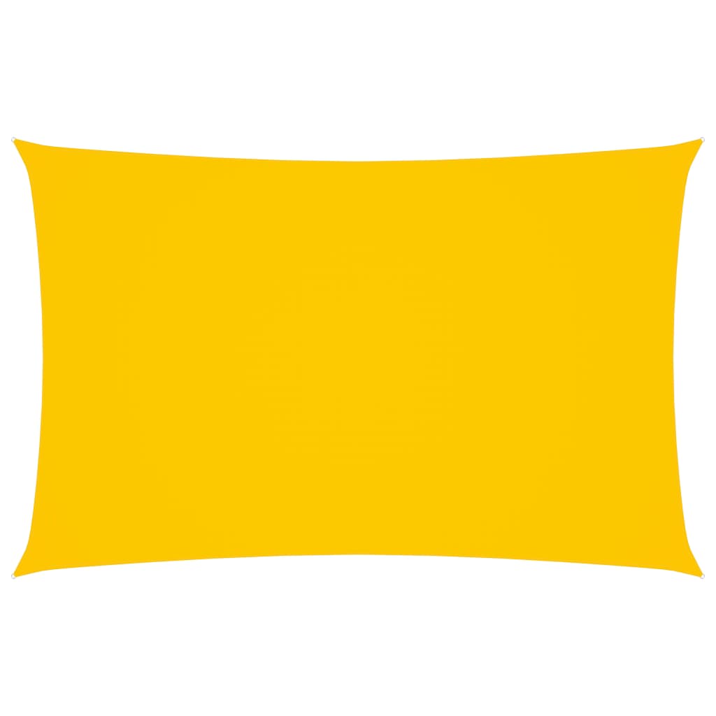 Berkfield Sunshade Sail Oxford Fabric Rectangular 2x5 m Yellow