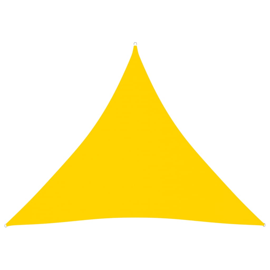 Berkfield Sunshade Sail Oxford Fabric Triangular 4.5x4.5x4.5 m Yellow