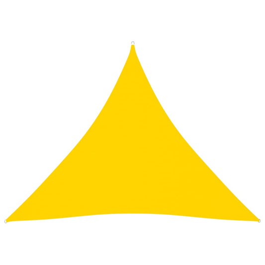 Berkfield Sunshade Sail Oxford Fabric Triangular 4.5x4.5x4.5 m Yellow
