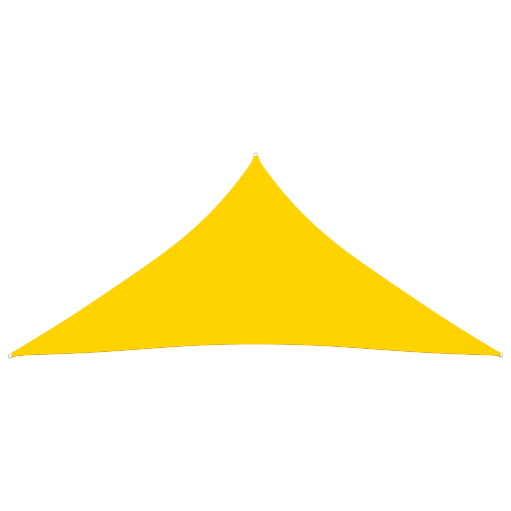 Berkfield Sunshade Sail Oxford Fabric Triangular 4.5x4.5x4.5 m Yellow