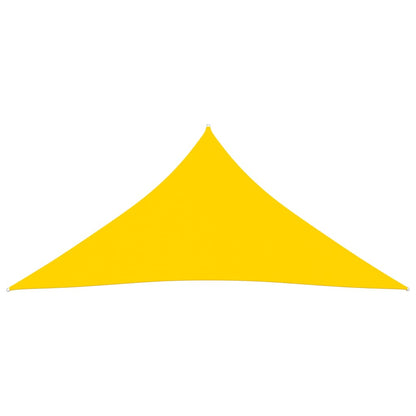 Berkfield Sunshade Sail Oxford Fabric Triangular 4.5x4.5x4.5 m Yellow