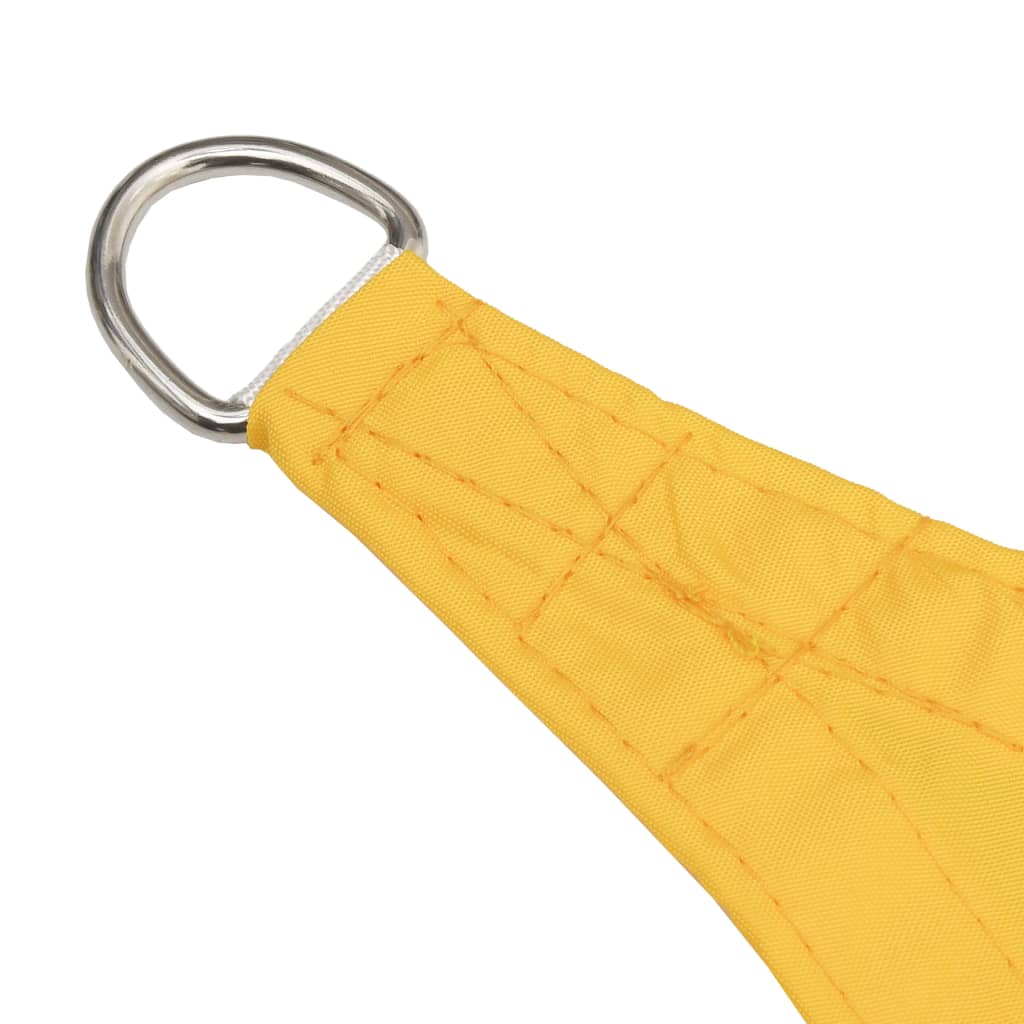 Berkfield Sunshade Sail Oxford Fabric Triangular 4.5x4.5x4.5 m Yellow