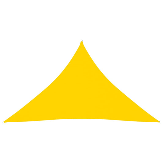 Berkfield Sunshade Sail Oxford Fabric Triangular 5x5x6 m Yellow