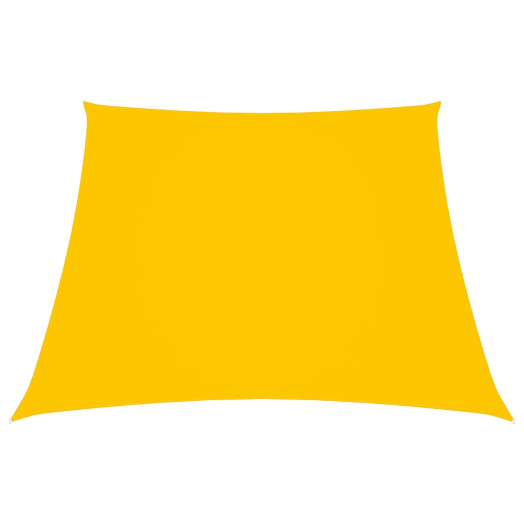 Berkfield Sunshade Sail Oxford Fabric Trapezium 3/5x4 m Yellow