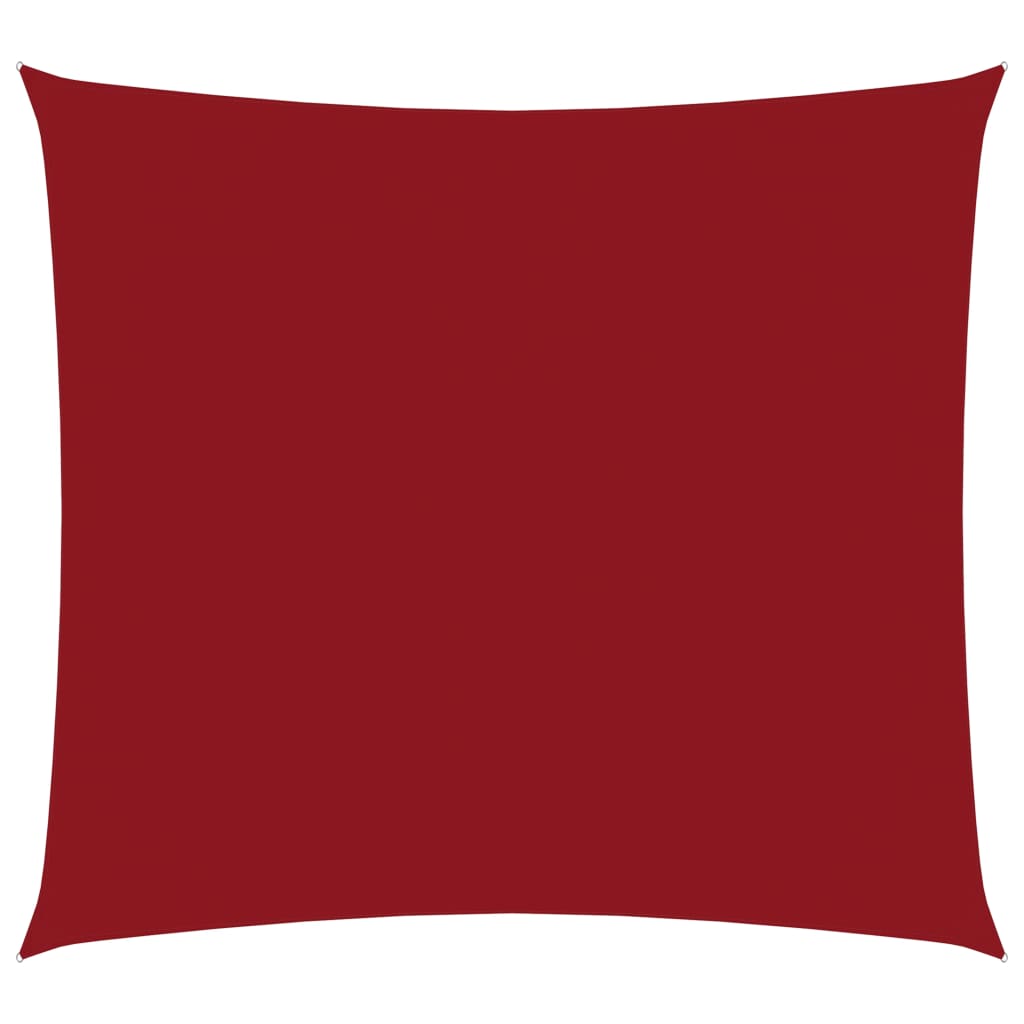 Berkfield Sunshade Sail Oxford Fabric Square 2x2 m Red