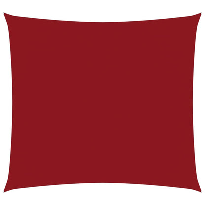 Berkfield Sunshade Sail Oxford Fabric Square 2x2 m Red