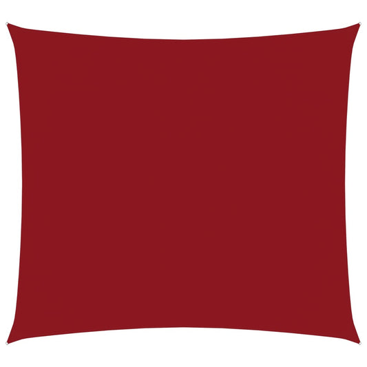 Berkfield Sunshade Sail Oxford Fabric Square 2x2 m Red