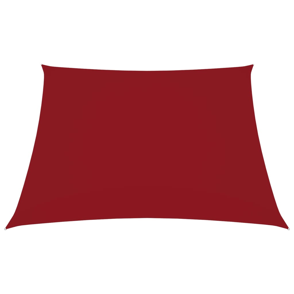 Berkfield Sunshade Sail Oxford Fabric Square 2x2 m Red