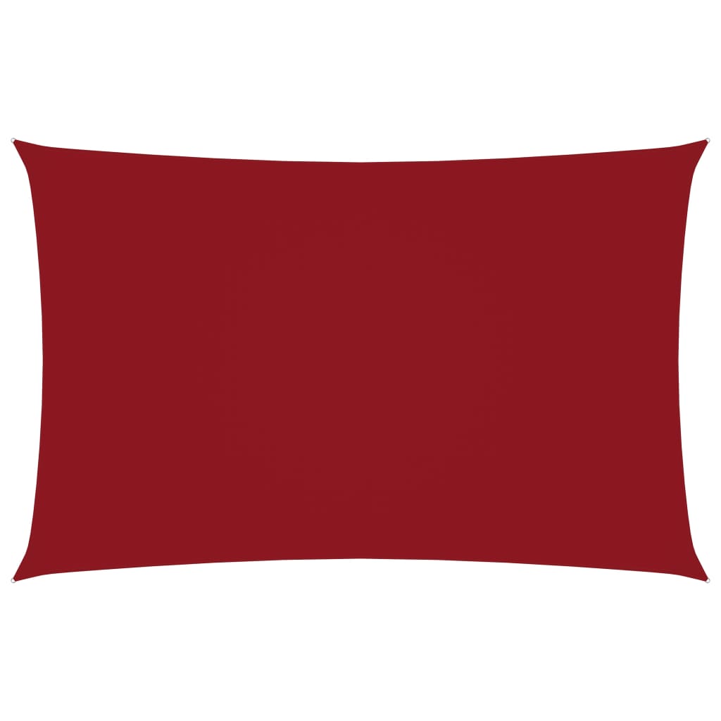 Berkfield Sunshade Sail Oxford Fabric Rectangular 2x4.5 m Red