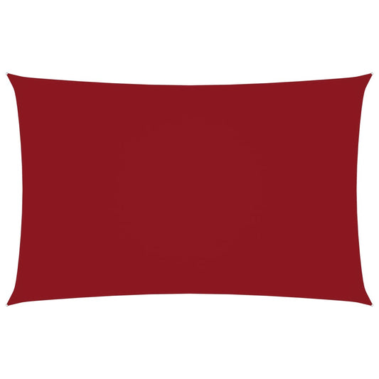 Berkfield Sunshade Sail Oxford Fabric Rectangular 2x4.5 m Red