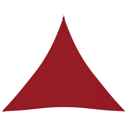 Berkfield Sunshade Sail Oxford Fabric Triangular 3.6x3.6x3.6 m Red