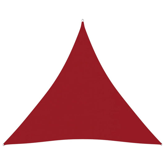 Berkfield Sunshade Sail Oxford Fabric Triangular 3.6x3.6x3.6 m Red
