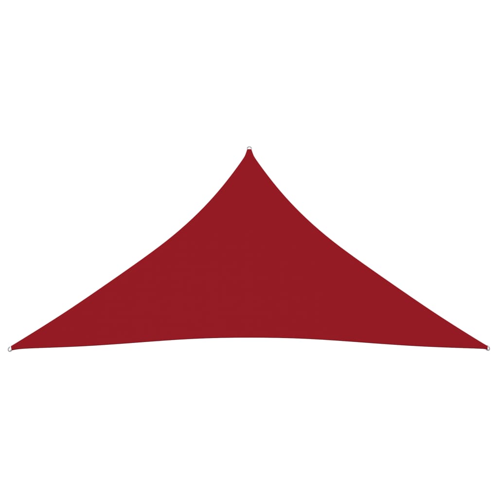 Berkfield Sunshade Sail Oxford Fabric Triangular 3.6x3.6x3.6 m Red