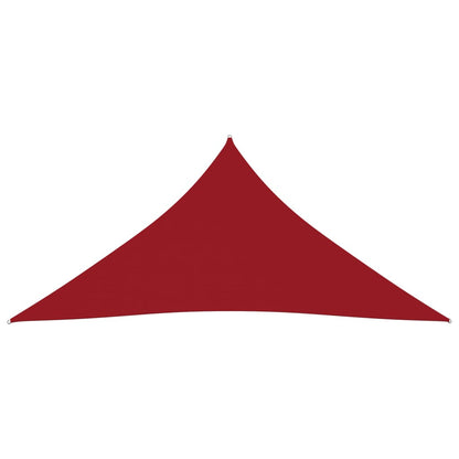 Berkfield Sunshade Sail Oxford Fabric Triangular 3.6x3.6x3.6 m Red