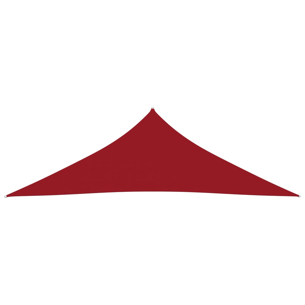 Berkfield Sunshade Sail Oxford Fabric Triangular 4x4x5.8 m Red