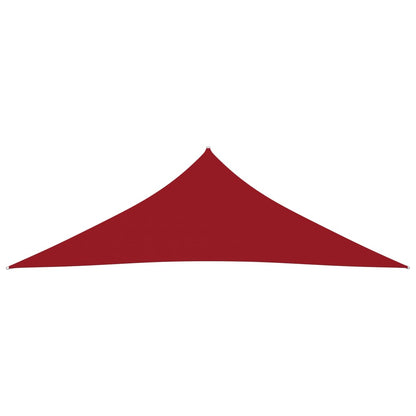 Berkfield Sunshade Sail Oxford Fabric Triangular 4x4x5.8 m Red