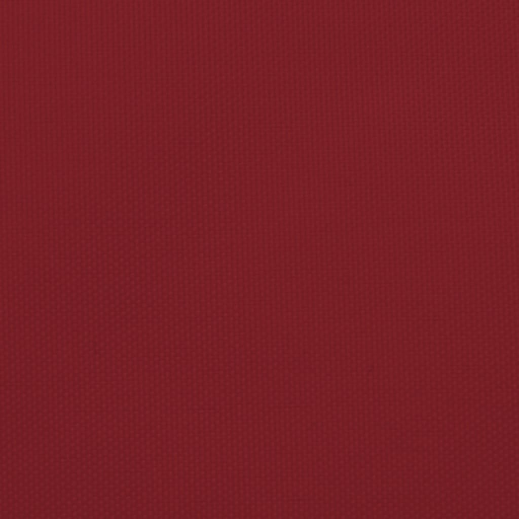 Berkfield Sunshade Sail Oxford Fabric Triangular 4x4x5.8 m Red